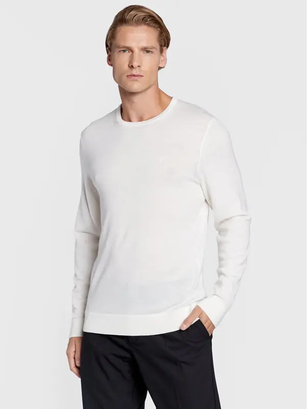 Calvin Klein Calvin Klein Džemper Superior K10K109474 Bijela Regular Fit