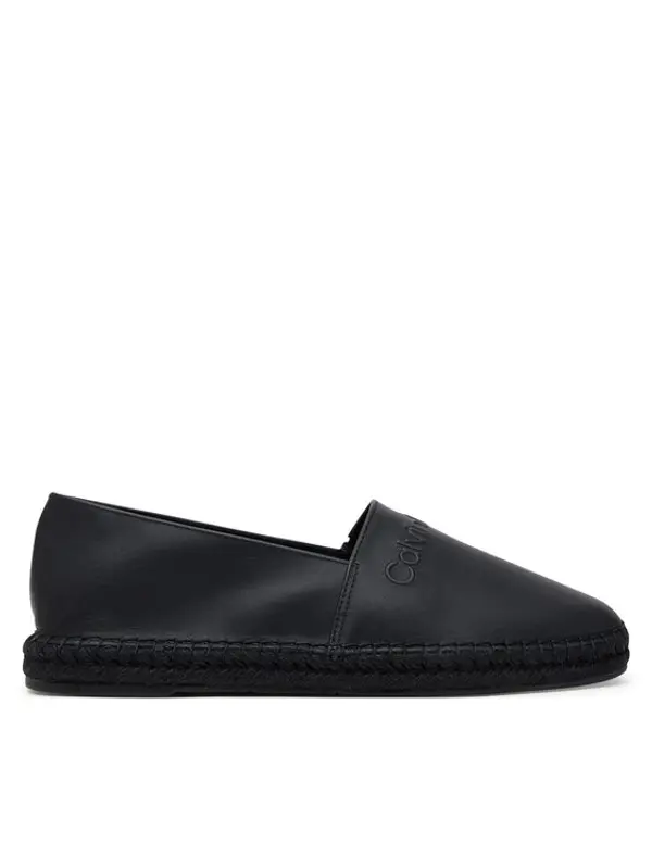 Calvin Klein Calvin Klein Espadrile Espadrille Lth HM0HM01882 Crna