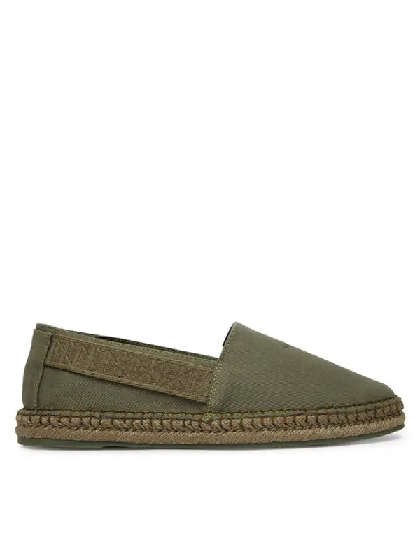 Calvin Klein Calvin Klein Espadrile Espadrille Webbing Cv HM0HM02075 Zelena
