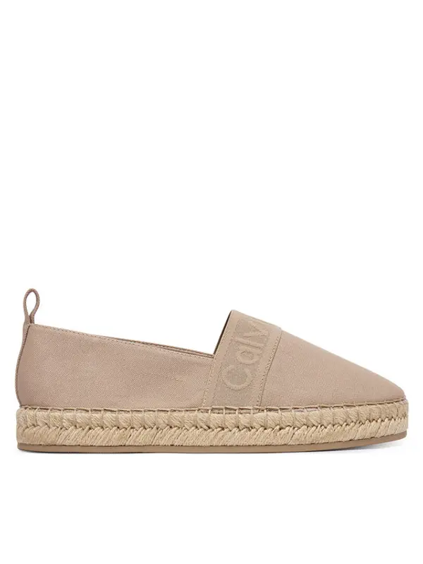Calvin Klein Calvin Klein Espadrile Logo Webbing HW0HW02934 Bež