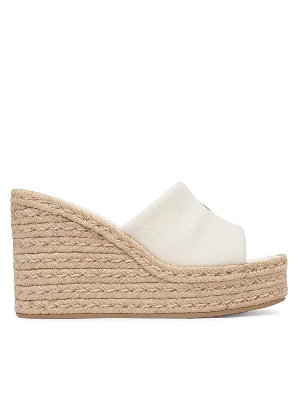 Calvin Klein Calvin Klein Espadrile Wedge Espad 70 Canvas Mg HW0HW03282 Krem