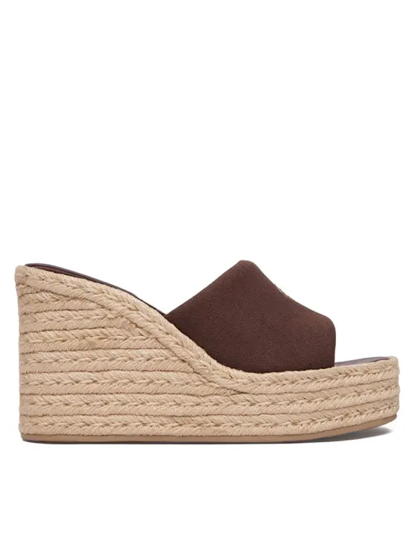 Calvin Klein Calvin Klein Espadrile Wedge Espad 70 Canvas Mg HW0HW03282 Smeđa