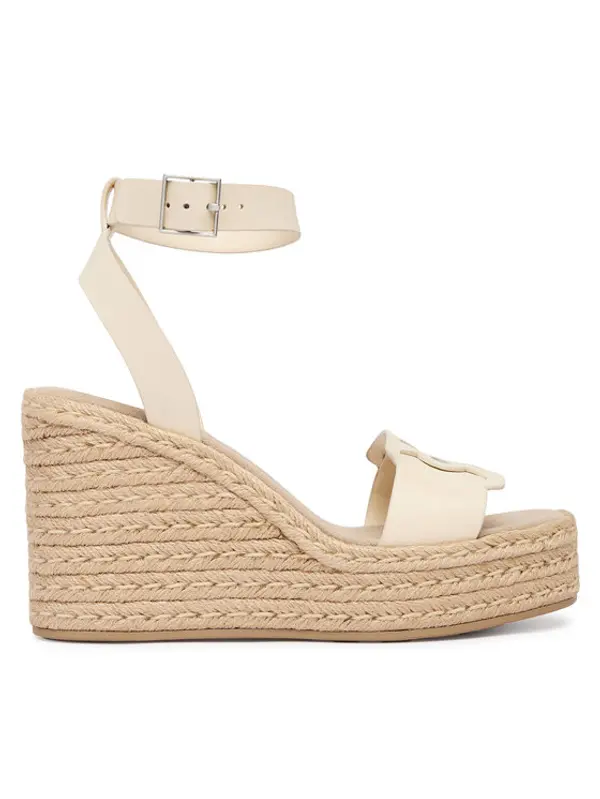 Calvin Klein Calvin Klein Espadrile Wedge Espad 70 Embl Lth HW0HW02897 Bež