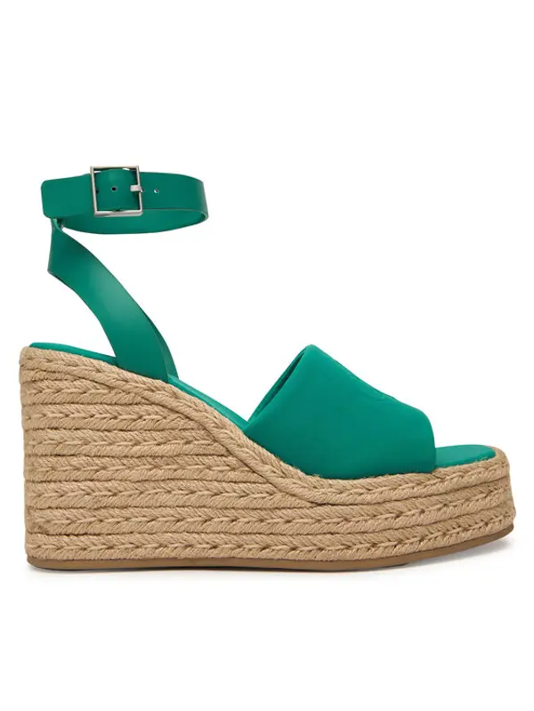 Calvin Klein Calvin Klein Espadrile Wedge Espad 70 Neopr Mg HW0HW03014 Zelena