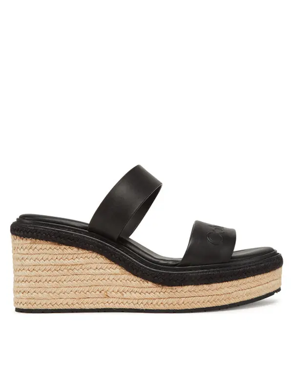 Calvin Klein Calvin Klein Espadrile Wedge Sandal 50 - He HW0HW02375 Crna