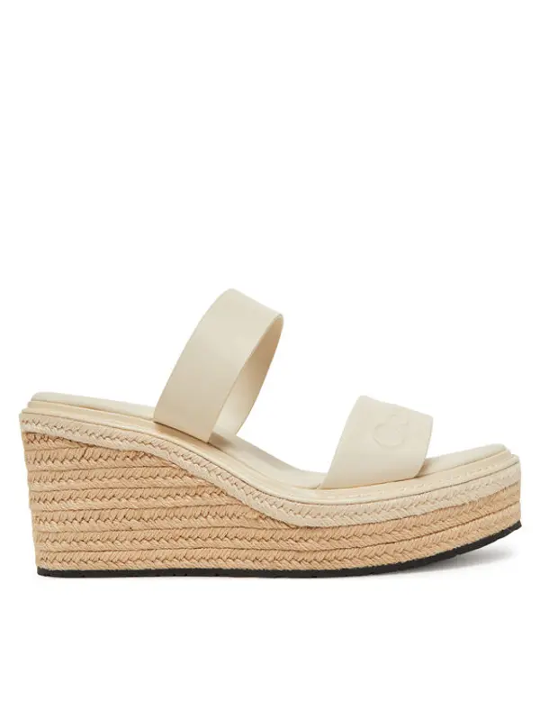 Calvin Klein Calvin Klein Espadrile Wedge Sandal 50 - He HW0HW02375 Écru