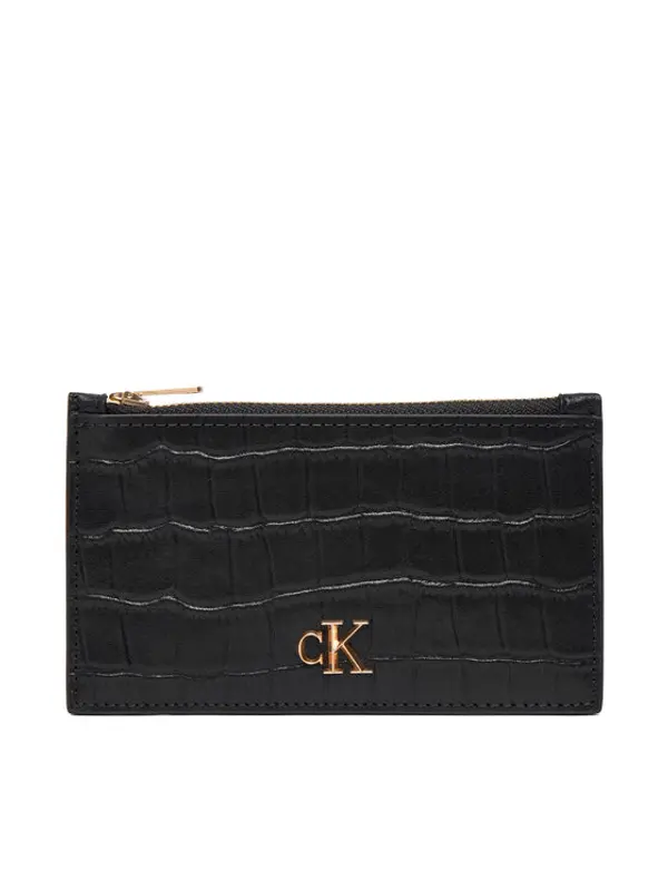 Calvin Klein Calvin Klein Etui za kreditne kartice Ck Croc 6 Cc Cardcase LV04F1094G Crna