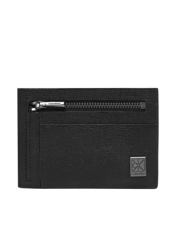 Calvin Klein Calvin Klein Etui za kreditne kartice Emblem Hw Id Cardholder LV04D1168G Crna