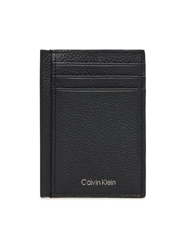 Calvin Klein Calvin Klein Etui za kreditne kartice Foil Emboss Ns Card Case LV04D1061G Crna