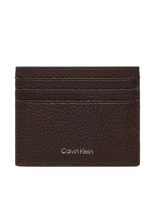 Calvin Klein Calvin Klein Etui za kreditne kartice LV04D1060G Tamno smeđa