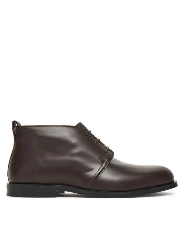 Calvin Klein Calvin Klein Gležnjače Ess Rubber Desert Boot Lth HM0HM01979 Smeđa