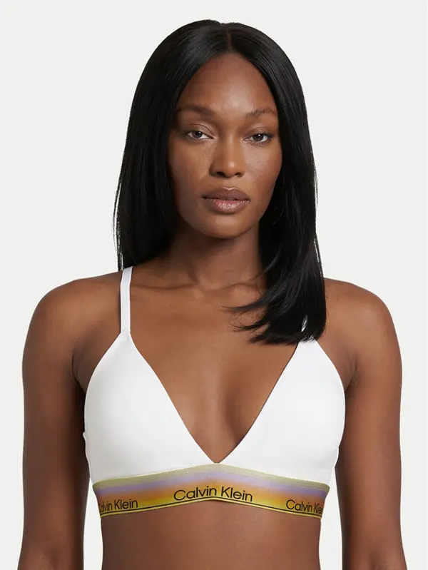 Calvin Klein Calvin Klein Grudnjak bez žice LV00QF8865 Bijela