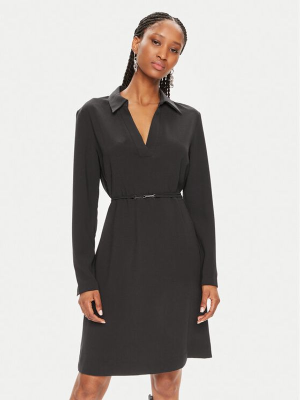 Calvin Klein Calvin Klein Haljina košulja K20K207152 Crna Regular Fit