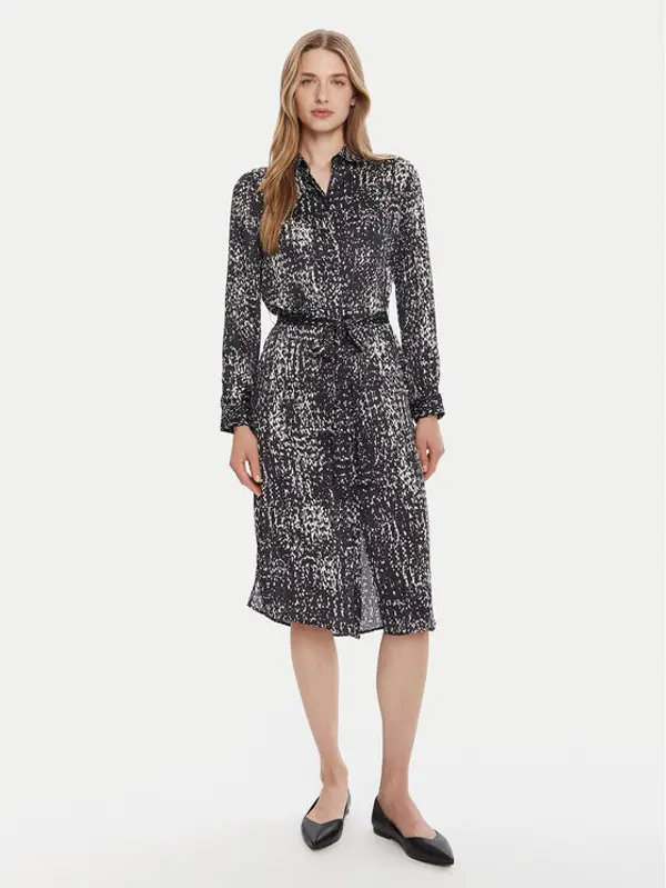 Calvin Klein Calvin Klein Haljina košulja LV044C060G Tamnoplava Regular Fit
