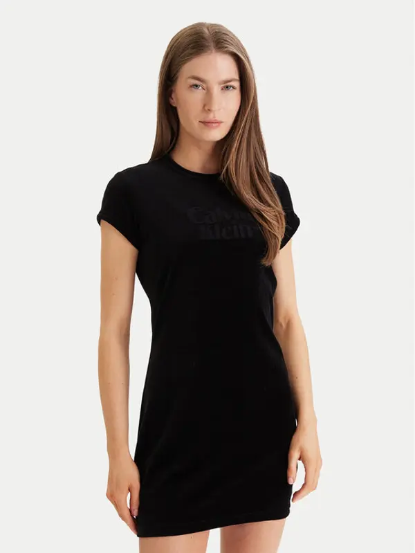 Calvin Klein Calvin Klein Haljina za svaki dan Calvin Klein-Lv047E223G Ub1 LV047E223G Crna Slim Fit