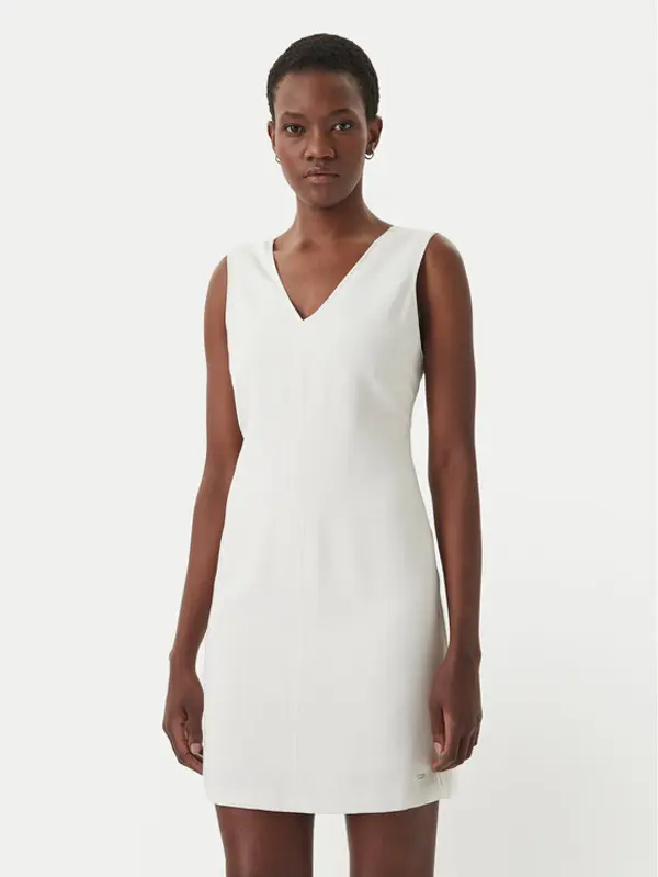 Calvin Klein Calvin Klein Haljina za svaki dan LV044F012G Écru Regular Fit