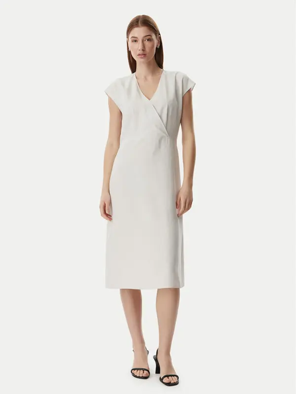 Calvin Klein Calvin Klein Haljina za svaki dan LV044F016G Svijetlo bež Regular Fit
