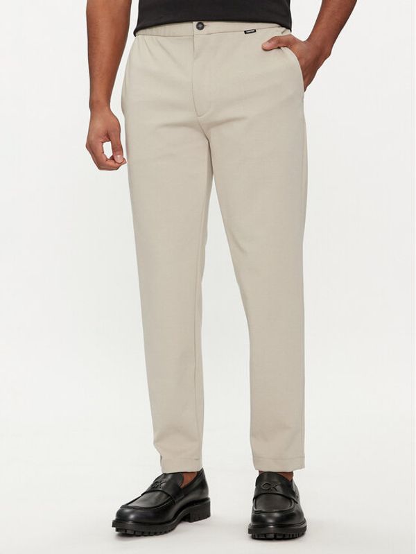 Calvin Klein Calvin Klein Hlače K10K113647 Bež Comfort Fit