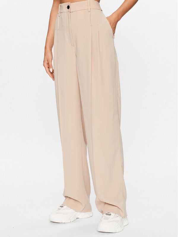 Calvin Klein Calvin Klein Hlače K20K205689 Bež Relaxed Fit