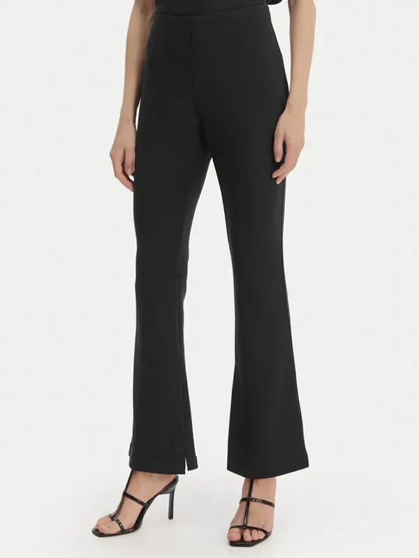 Calvin Klein Calvin Klein Hlače LV044B223G Crna Flare Fit