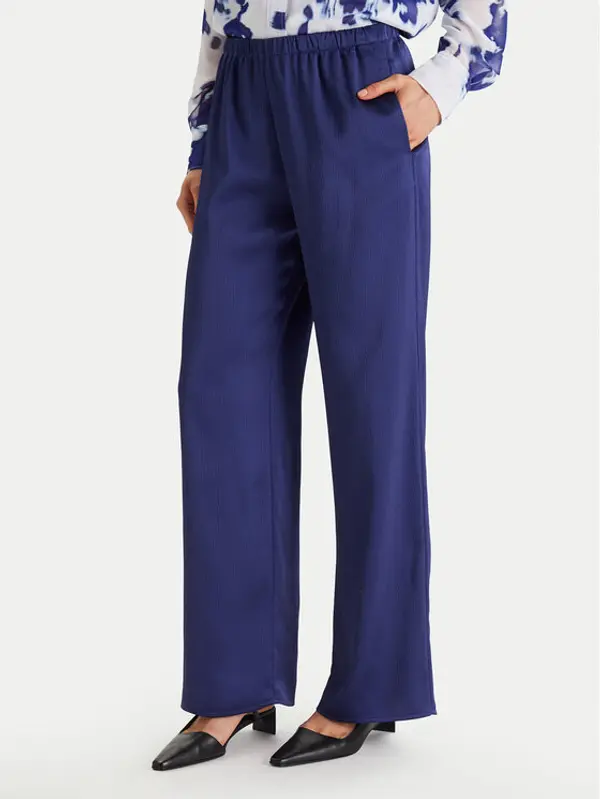 Calvin Klein Calvin Klein Hlače LV044F611G Tamnoplava Regular Fit