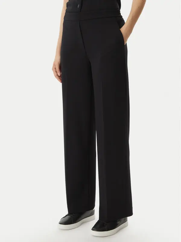 Calvin Klein Calvin Klein Hlače LV044F648G Crna Regular Fit