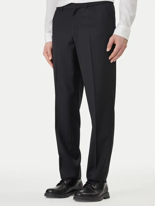 Calvin Klein Calvin Klein Hlače LV04LF623G Crna Tapered Fit