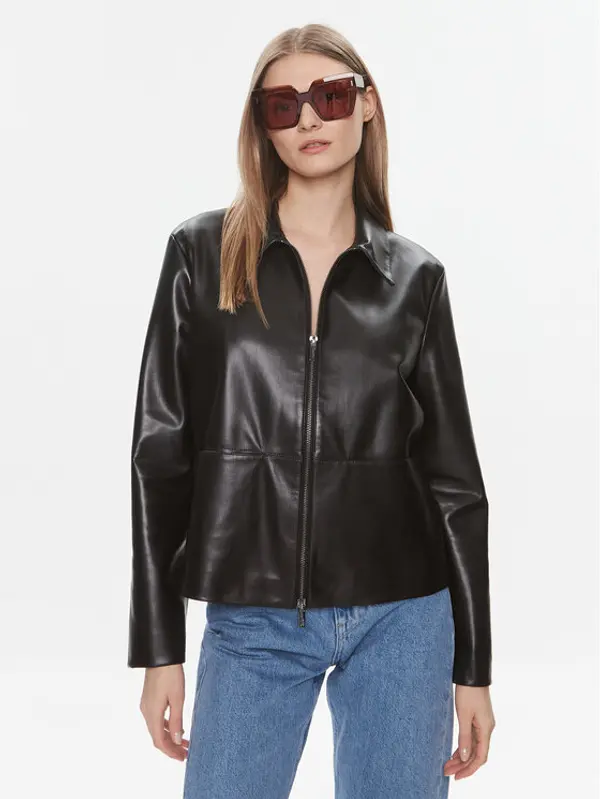 Calvin Klein Calvin Klein Jakna od imitacije kože K20K206311 Crna Relaxed Fit