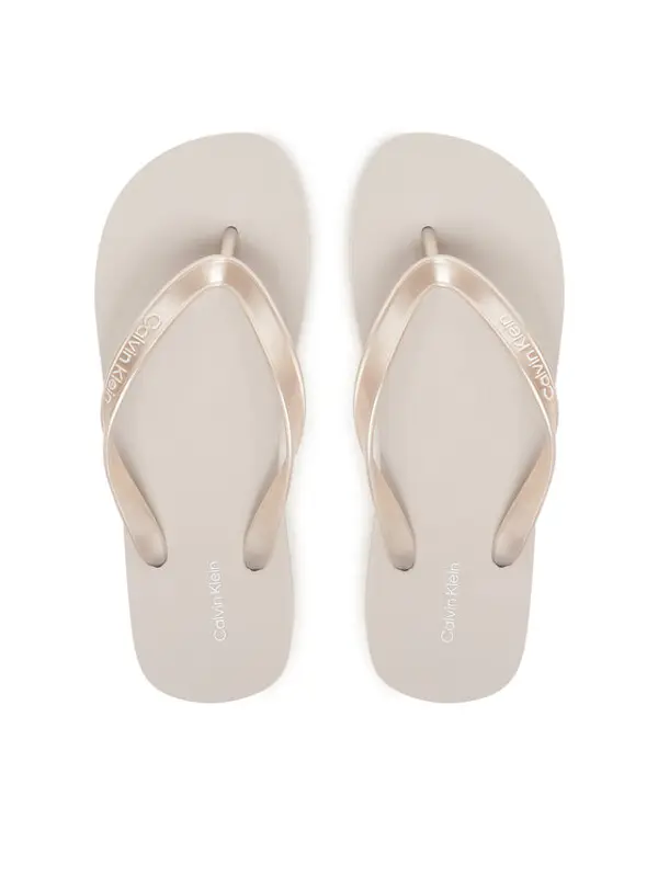 Calvin Klein Calvin Klein Japanke Flatform Flip Flop Met Tpu HW0HW03120 Srebrna