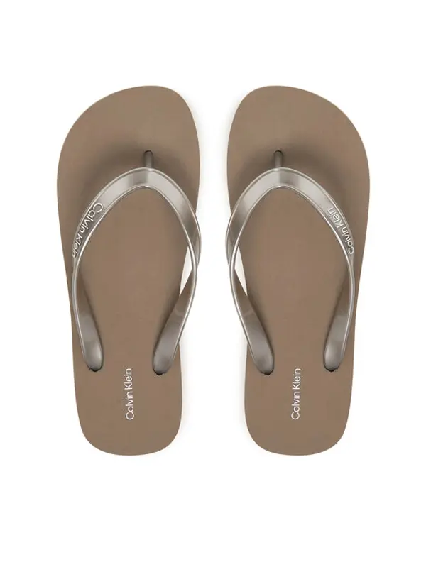 Calvin Klein Calvin Klein Japanke Flatform Flip Flop Met Tpu HW0HW03120 Zlatna