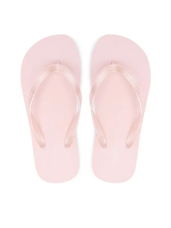 Calvin Klein Calvin Klein Japanke Flip Flop Tpu Metallic HW0HW02956 Svijetlo roza