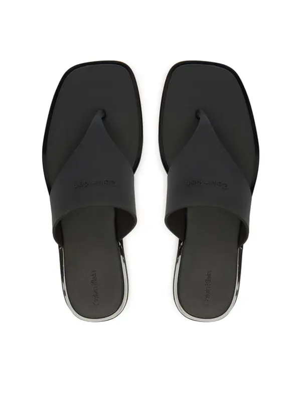Calvin Klein Calvin Klein Japanke Jelly Sandal Thong Mat Tran Tpu HW0HW02964 Crna