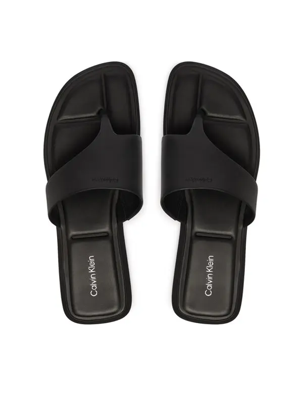 Calvin Klein Calvin Klein Japanke Leather Toe Post Sandals HW0HW02866 Crna