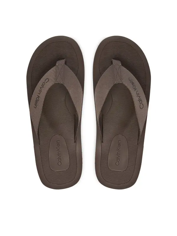Calvin Klein Calvin Klein Japanke Logo Webbing Strap HM0HM02106 Smeđa