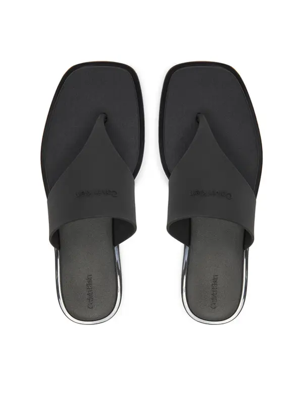 Calvin Klein Calvin Klein Japanke Toepost Tpu Slide HW0HW02836 Crna