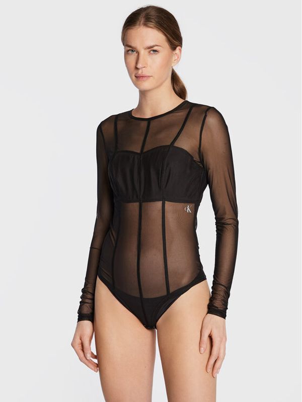 Calvin Klein Jeans Calvin Klein Jeans Bodi J20J220472 Crna Slim Fit