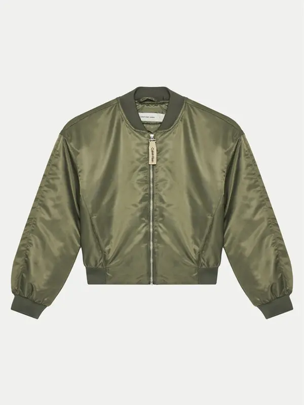 Calvin Klein Jeans Calvin Klein Jeans Bomber IG0IG02679 Zelena Regular Fit