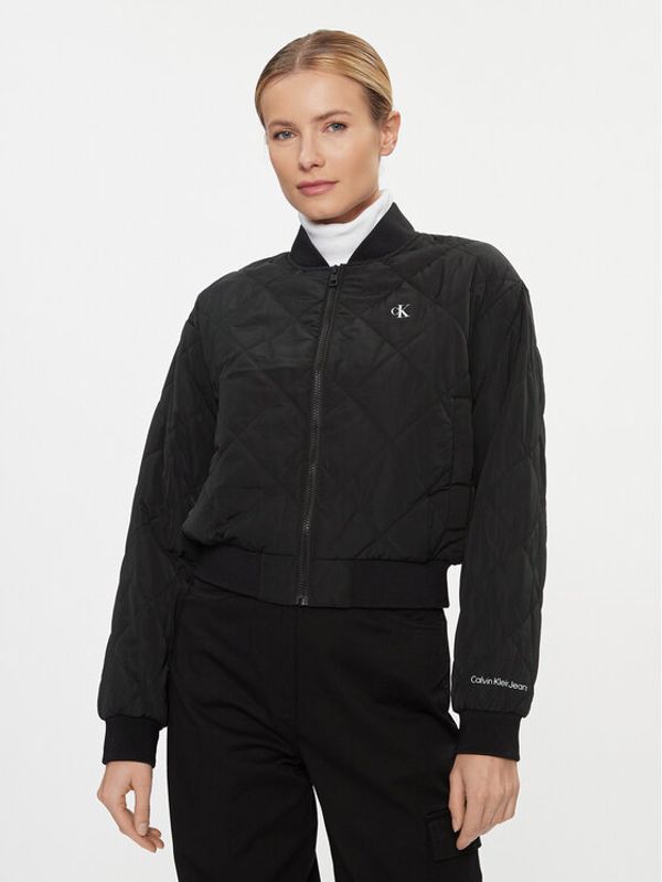 Calvin Klein Jeans Calvin Klein Jeans Bomber J20J222587 Crna Regular Fit