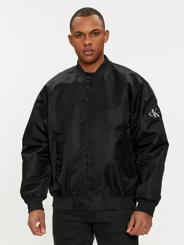 Calvin Klein Jeans Calvin Klein Jeans Bomber J30J325110 Crna Relaxed Fit