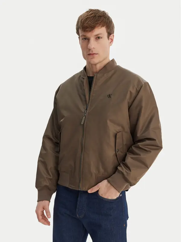 Calvin Klein Jeans Calvin Klein Jeans Bomber LV04RC526G Smeđa Regular Fit