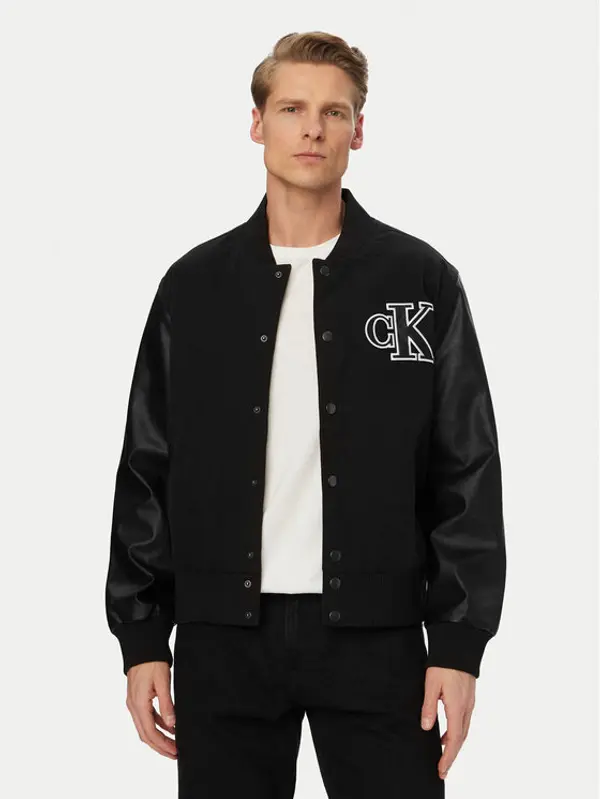 Calvin Klein Jeans Calvin Klein Jeans Bomber LV04RF407G Crna Regular Fit