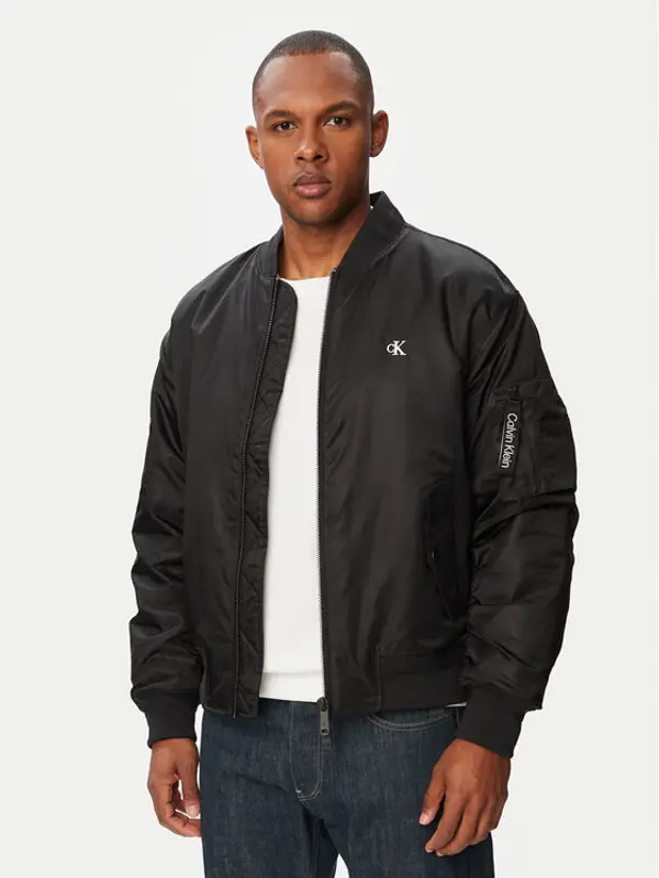 Calvin Klein Jeans Calvin Klein Jeans Bomber LV04RG505G Crna Regular Fit