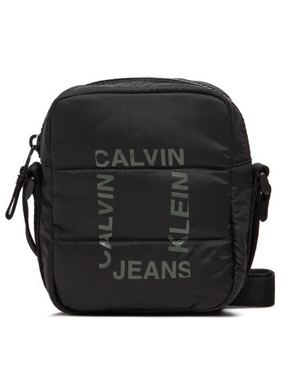 Calvin Klein Jeans Calvin Klein Jeans Crossover torbica Grid Logo IU0IU00649 Crna