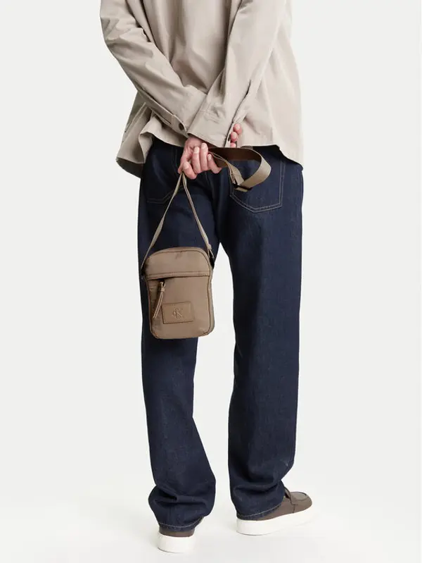 Calvin Klein Jeans Calvin Klein Jeans Crossover torbica Metro Nylon Reporter S Ny LV04G3089G Bež
