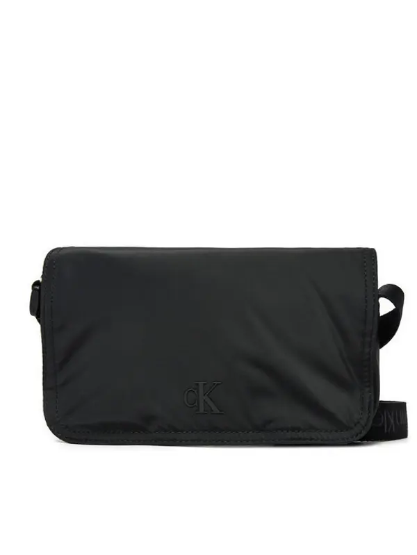 Calvin Klein Jeans Calvin Klein Jeans Crossover torbica Over Webbing K50K512566 Crna