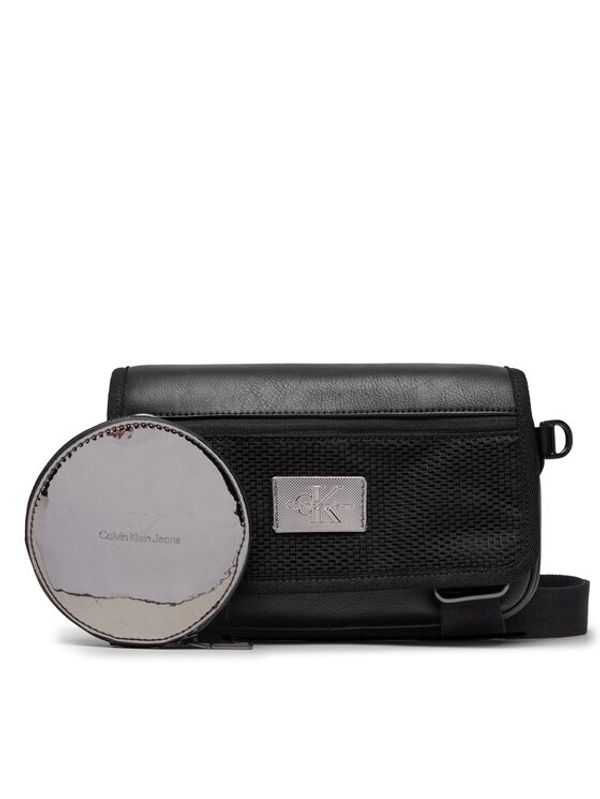 Calvin Klein Jeans Calvin Klein Jeans Crossover torbica Tagged Flap Camera Bag22 K50K511386 Crna