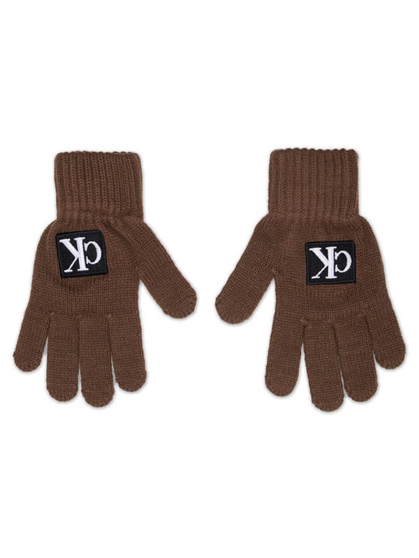 Calvin Klein Jeans Calvin Klein Jeans Dječje rukavice Monogram IU0IU00363 Smeđa