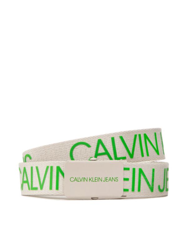 Calvin Klein Jeans Calvin Klein Jeans Dječji remen Canvas Logo Belt IU0IU00125 Bež
