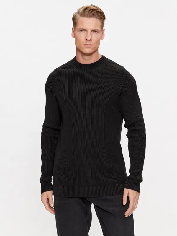 Calvin Klein Jeans Calvin Klein Jeans Dolčevita Blown Up J30J324507 Crna Regular Fit