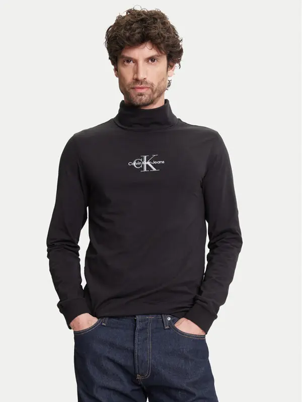Calvin Klein Jeans Calvin Klein Jeans Dolčevita J30J321701 Crna Slim Fit